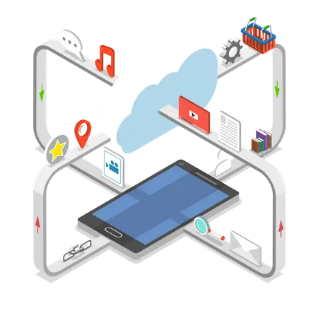 Cloud-Services  Illustration