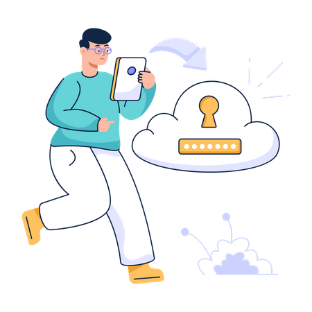 Cloud Encryption  Illustration