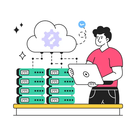 Cloud Engineering  Illustration