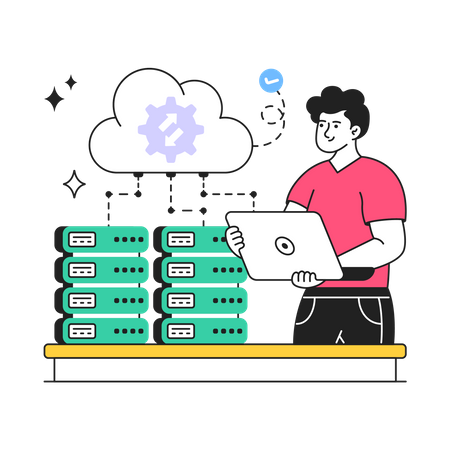 Cloud Engineering  Illustration