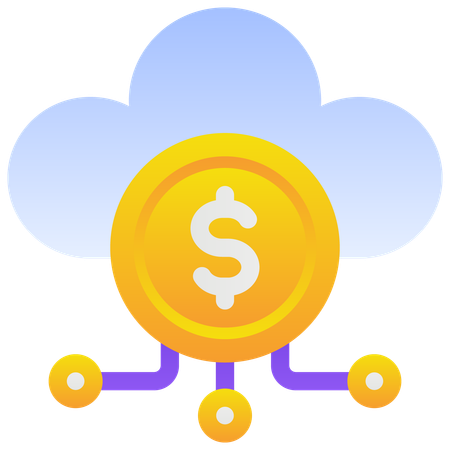 Cloud-Geld  Illustration