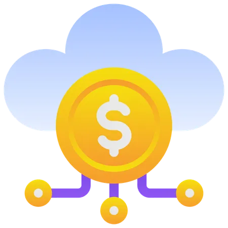 Cloud-Geld  Illustration