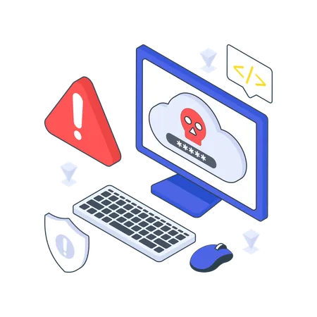 Cloud-Hacking  Illustration