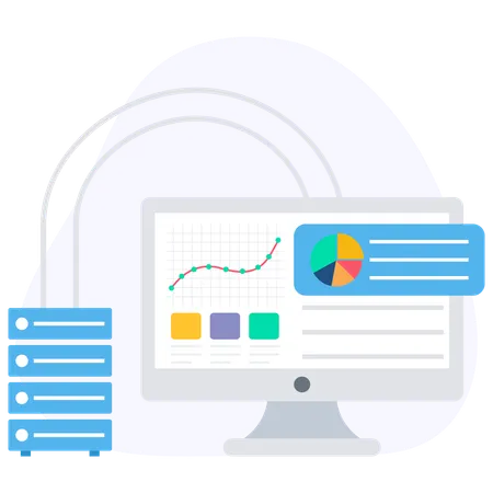 Cloud-Hosting  Illustration