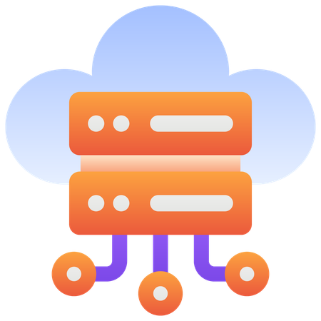 Cloud Hosting  Illustration