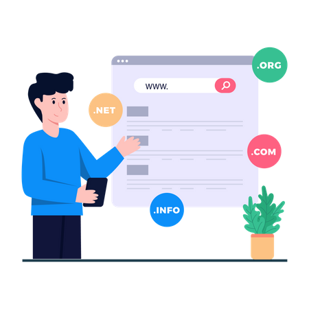 Cloud Hosting  Illustration