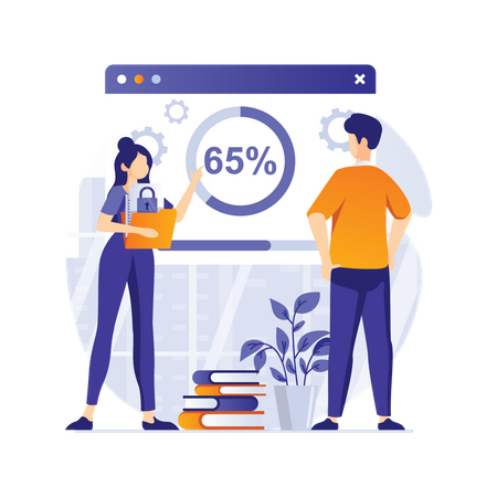 Cloud hosting  Illustration