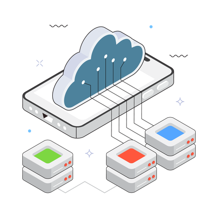 Cloud Integration  Illustration