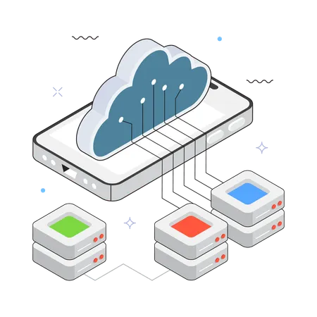 Cloud Integration  Illustration
