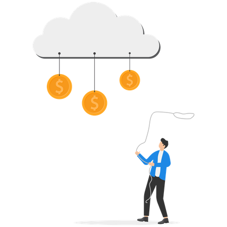 Cloud investment  Illustration