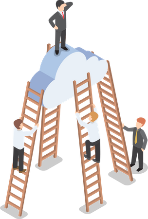 Cloud Management Illustration
