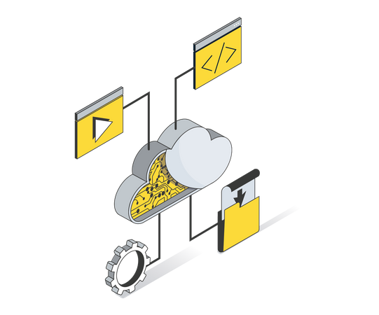Cloud management  Illustration