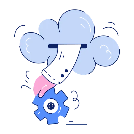 Cloud Management  Illustration