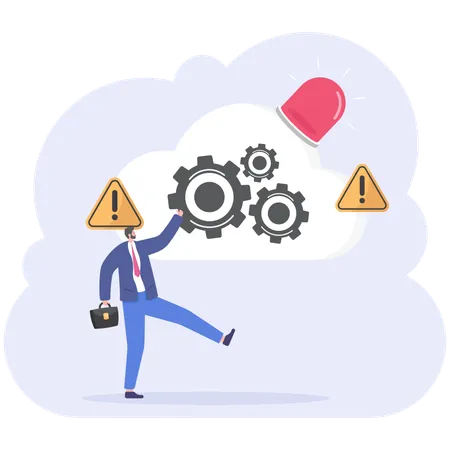 Cloud management  Illustration