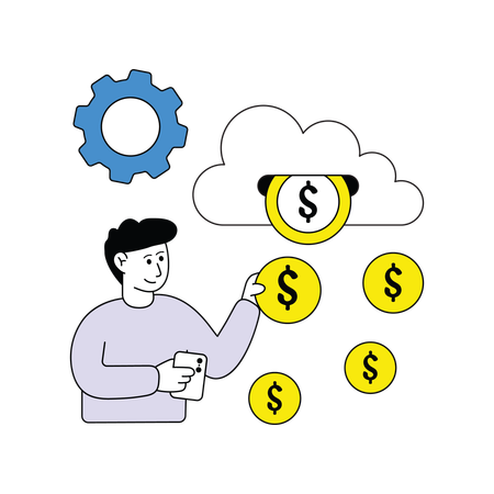 Cloud Money  Illustration