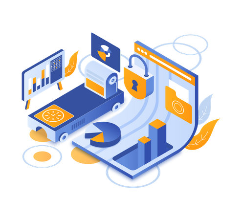 Cloud Network Security  Illustration