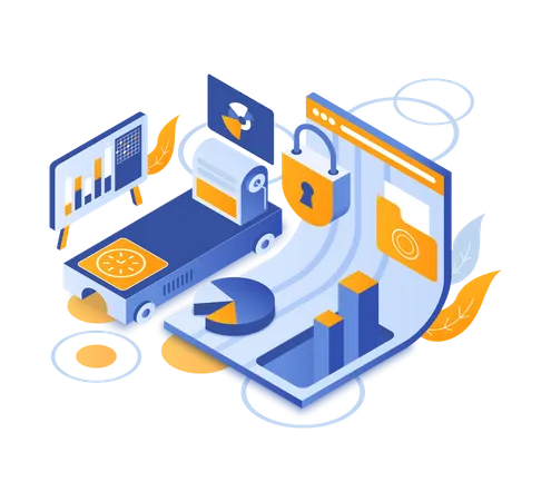 Cloud Network Security  Illustration