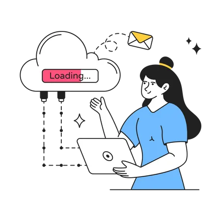 Cloud Networking  Illustration