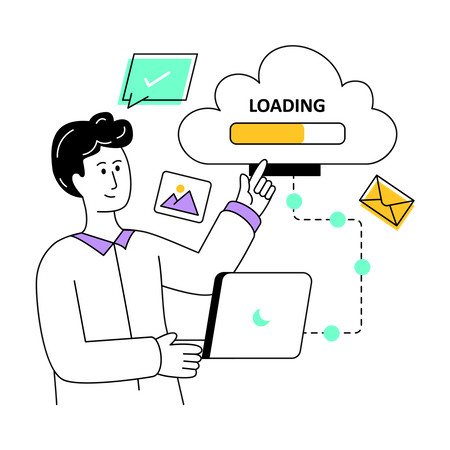 Cloud Networking  Illustration