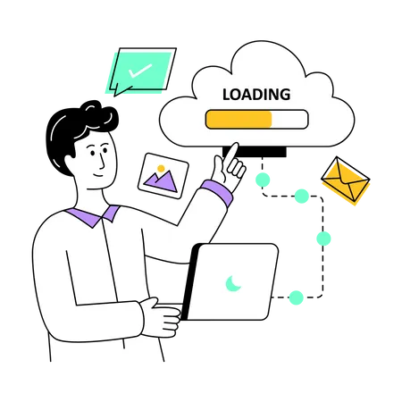 Cloud Networking  Illustration