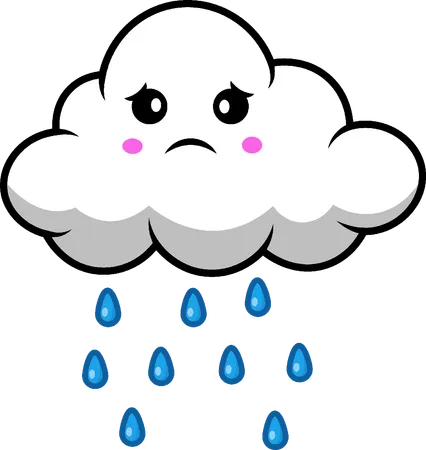 Cloud Rainy  Illustration