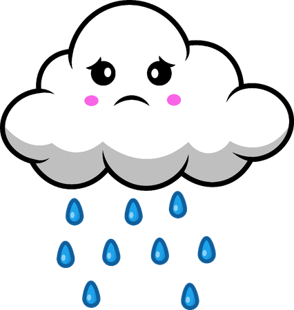 Cloud Rainy  イラスト