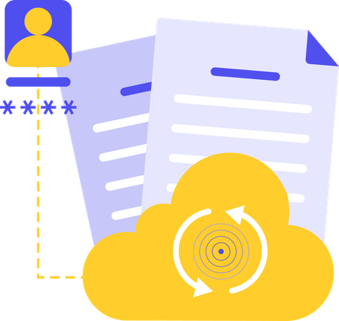 Cloud Security Checking  Illustration
