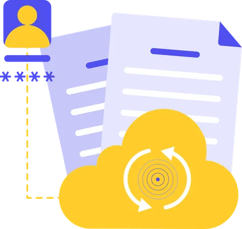 Cloud Security Checking  Illustration