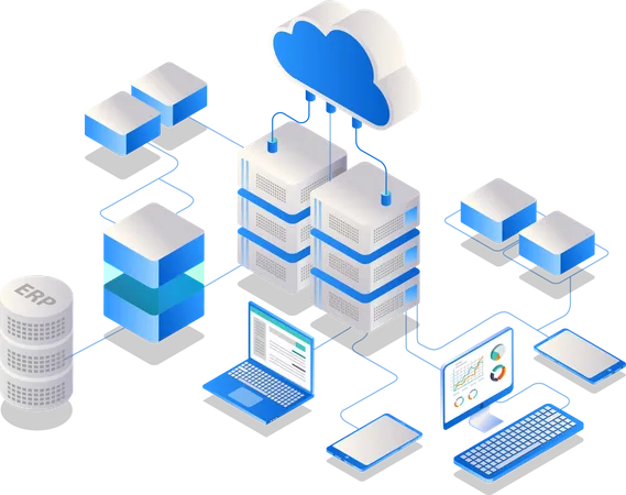 Cloud-Server-Analyse  Illustration