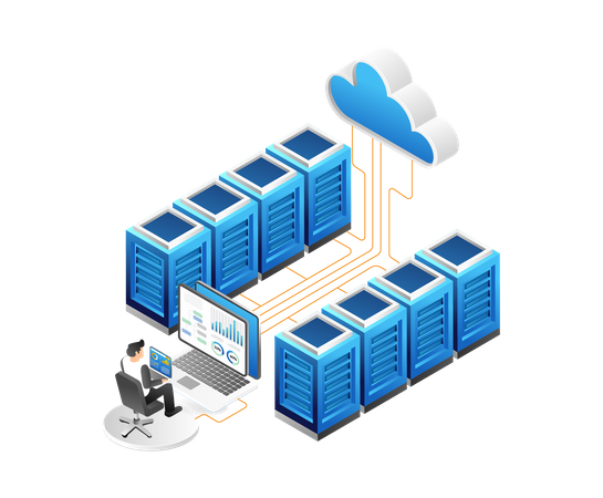 Cloud Server Analysis  Illustration