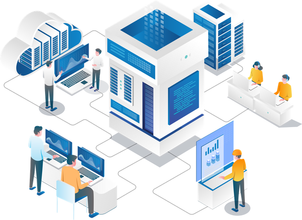 Cloud server analysis process  Illustration