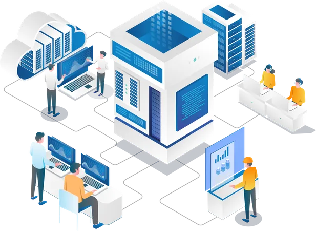 Cloud server analysis process  Illustration