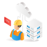 illustrations of server developer