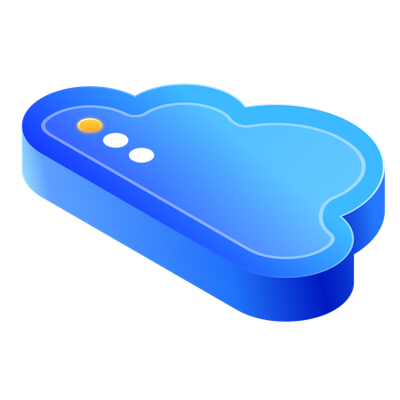 Cloud Server  Illustration