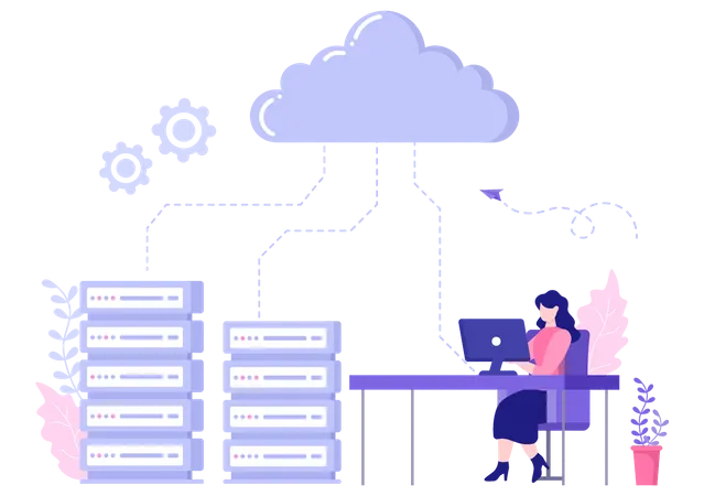 Cloud Server Optimization  Illustration