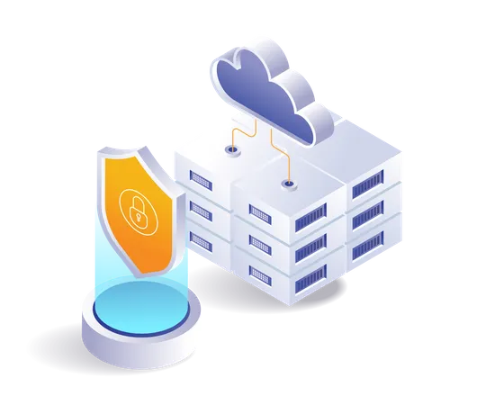 Cloud server security management 1  Illustration