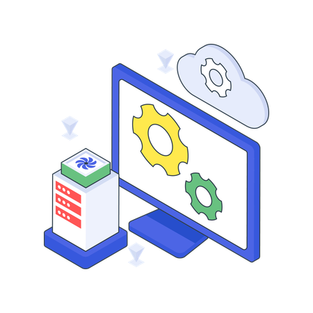 Cloud Services  Illustration