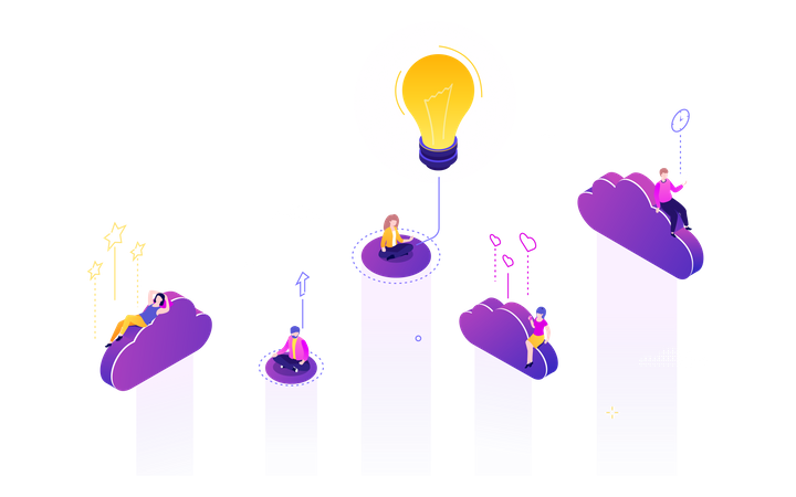 Cloud-Services  Illustration