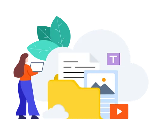 Cloud Storage  Illustration