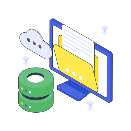 Cloud Storage  Illustration