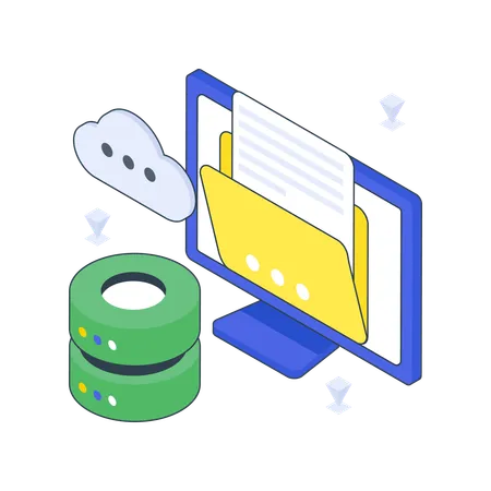 Cloud Storage  Illustration