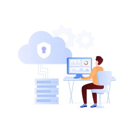 Cloud Storage  Illustration