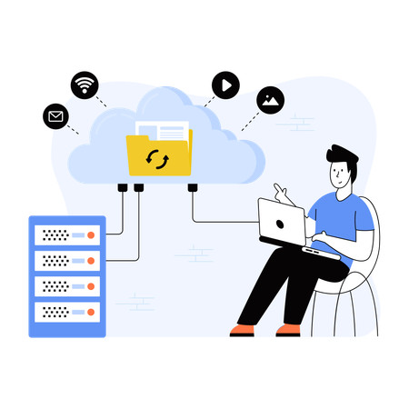 Cloud Storage  Illustration