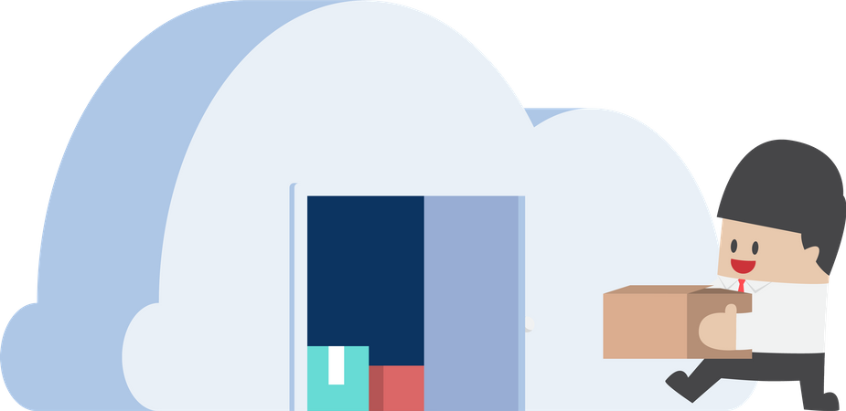 Cloud Storage  Illustration