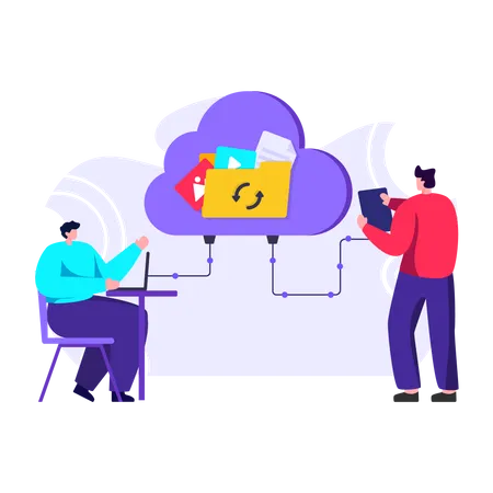 Cloud Storage  Illustration