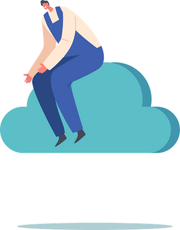 Cloud storage  Illustration