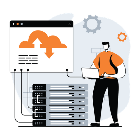 Cloud Storage  Illustration