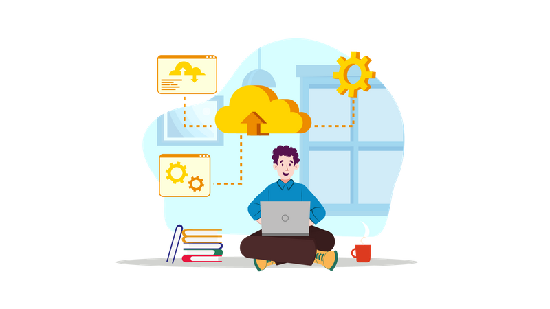 Cloud Storage  Illustration