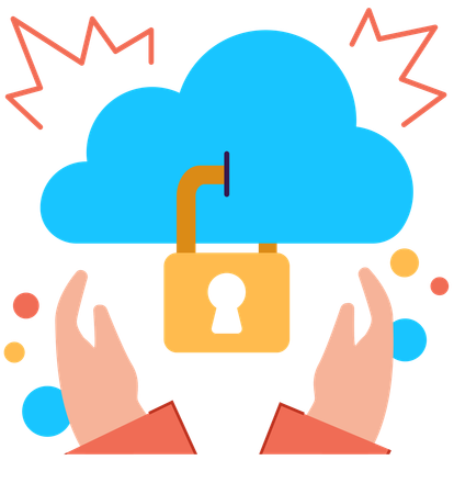 Cloud Storage security  Illustration