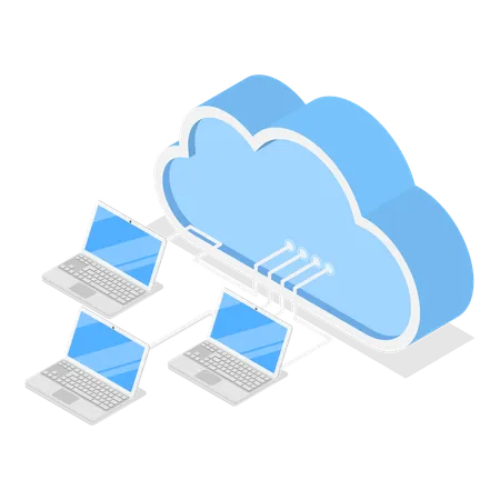 Cloud Technologies  Illustration